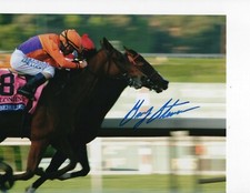 KENTUCKY DERBY JOCKEY GARY STEVENS SIGNED 8X10