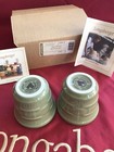 Longaberger Two Piece Votive Set Sage Green New — photo 3