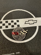 Corvette PEWTER Metal 25th Anniversary 1953- 1978 Belt Buckle Mid America NNB