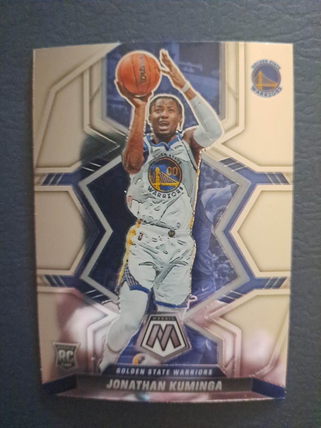 2021-22 Panini Mosaic - Rookies Silver Prizm #205 Jonathan Kuminga (RC)