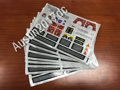 Vintage Transformers G1 Megatron Sticker Replacement For Repair