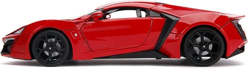 1:18 Die-cast Lykan Hypersport Car & Dom Figure Fast Furious Toy Set - Picture 7 of 11