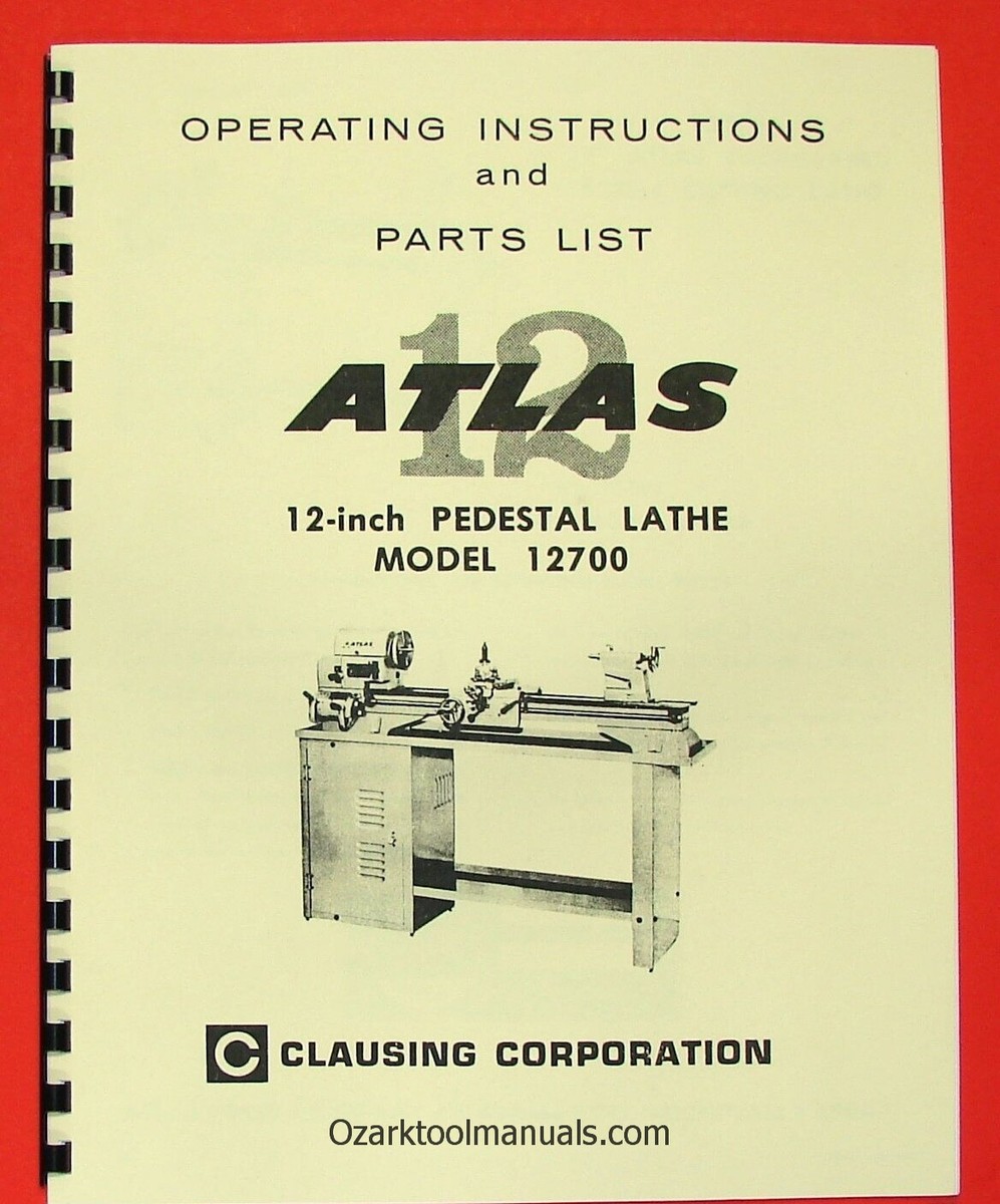 ATLAS No.120 Made in USA ビンテージ ホワイト【整備品】 ATLAS CLAUSING 12700 12