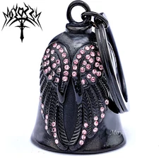 Motorcycle Bell for Men Women Bell Biker Accessory Guard Angel Riding Safety