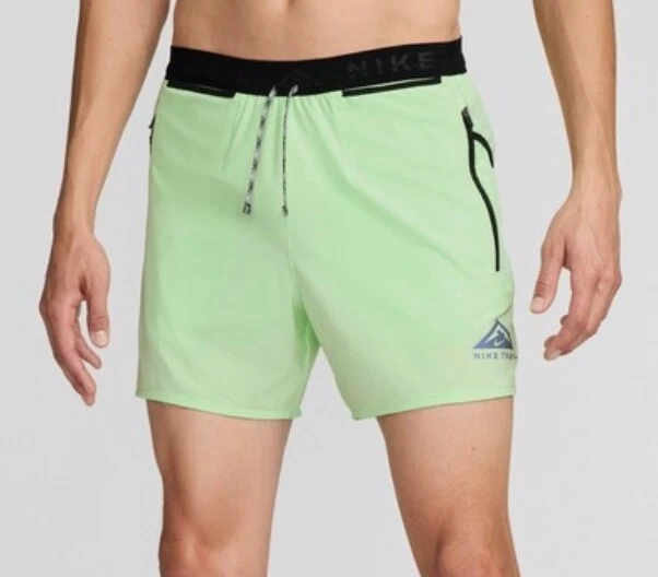 Nike Mens Shorts 5” Trail Running Second Sunrise Dri Fit Green M-2XL DV9311-376