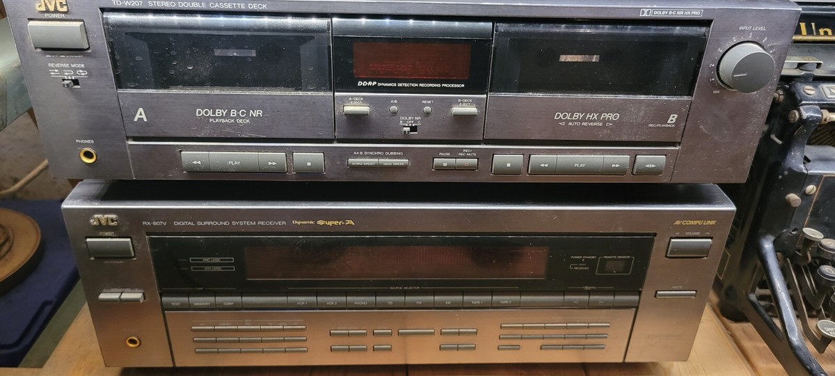 ジャンク】JVC CD RECEIVER ウッドスピーカーセット 2013年製