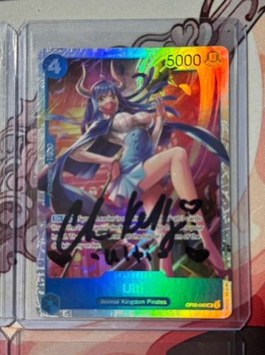 Christina Kelly Signed Ulti SR One Piece TCG Card x4 OP05-043 NM - Picture 5 of 5