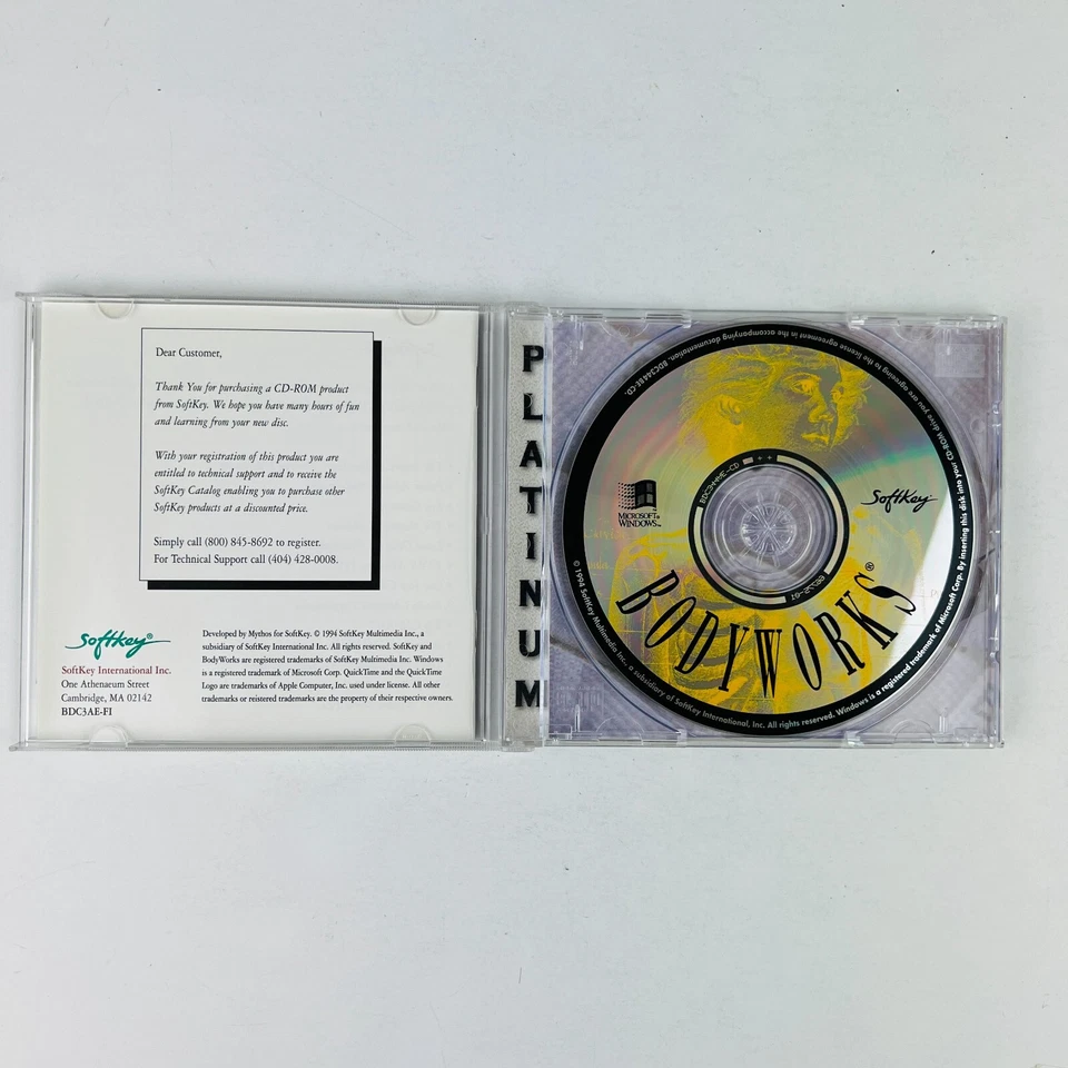 Bodyworks Classic Edition by SoftKey PC CD Software - Image 2 of 3