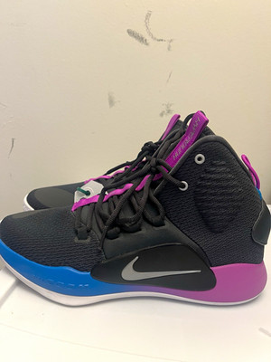 Nike Zoom Rival High Top Lace Up Athletic Sneakers Black Purple Blue W