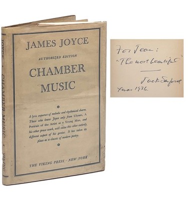 James Joyce / Chamber Music 1st Edition 1932