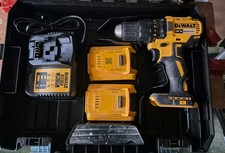 Dewalt DCD777 18V Brushless Combi Drill  Kit. 2x Batteries, Charger, Tstak Case
