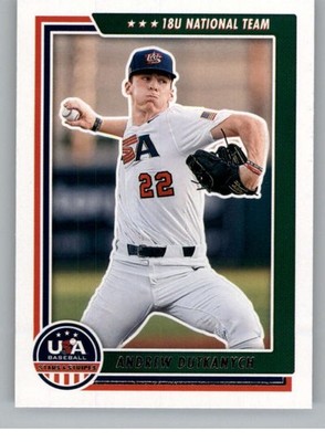 Andrew Dutkanych RC 2022 Panini Stars-Stripes USA Baseball Rookie #52