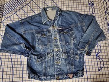 Vtg Guess Denim Jacket Med Blue Acid Stone Wash 80s 90s Georges Marciano