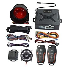 Pke Passive Keyless Entry Car Alarm System Push Start Button 2. With Siren Pke Passive Keyless Entry Car Alarm System Push Start Button 2. With Siren