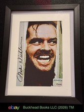JACK NICHOLSON SIGNED AUTO 'THE SHINING' PHOTO AUTHENTIC SIGNATURE (2014) #' COA
