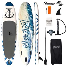 Paddle Board, 10'6 Thick Stand Up Paddle Board with Sup Accessories Surfing Lake