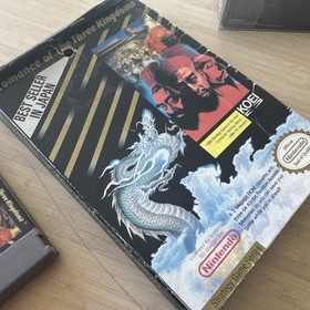 Romance of the Three Kingdoms (Nintendo NES, 1989) W Box & Manual