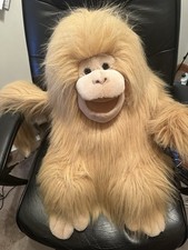 Giant Stuffed Jumbo Blond Gorilla Soft Huge Plush Monkey Orangutan Animal