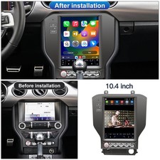 10.4" Android Tesla Style Car Radio for Ford Mustang 2015-2021 4+64GB GPSCarPlay