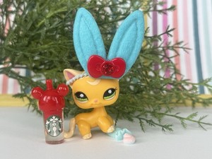 Littlest Petshop Pet Shop LPS Authentic Authentique cat Shorthair European 2194 : Achat occasion | Figurines Hasbro Vert Plastique 6 ans - 8 ans Très bon état