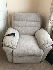 SCS Pendle Reclining 3-piece Suite Consisting Of 1 Lift And Rise Chair In Grey.