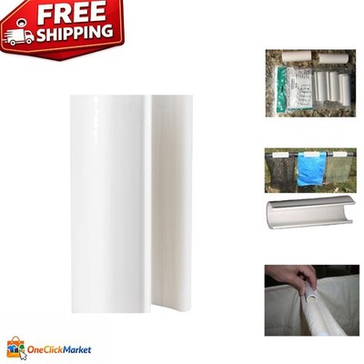 Durable 3/4'' Snap Clamps in Modern White - 10-Pack for Greenhouses and More