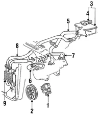 Genuine Ford Pressure Hose F5AZ-3A719-B