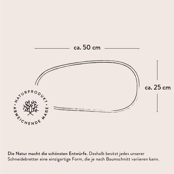 Das Olivenholzbrett® Brotzeitbrett, Servierbrett Aus Olivenholz, Naturschnitt-image