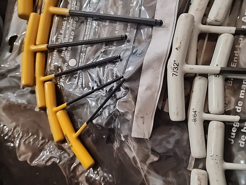 Rock River T Handle Hex SAE Metric Ball End Hex Key Set 17pc 3/32-3/8" 2.5-10mm - Picture 2 of 19