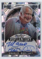 2024 Leaf Metal Pop Century Silver Crystals /15 Charles Martinet Auto 5m1