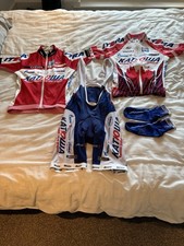 Santini Katusha TEAM ORIGINAL  Cycling Bundle Kit Excellent Condition