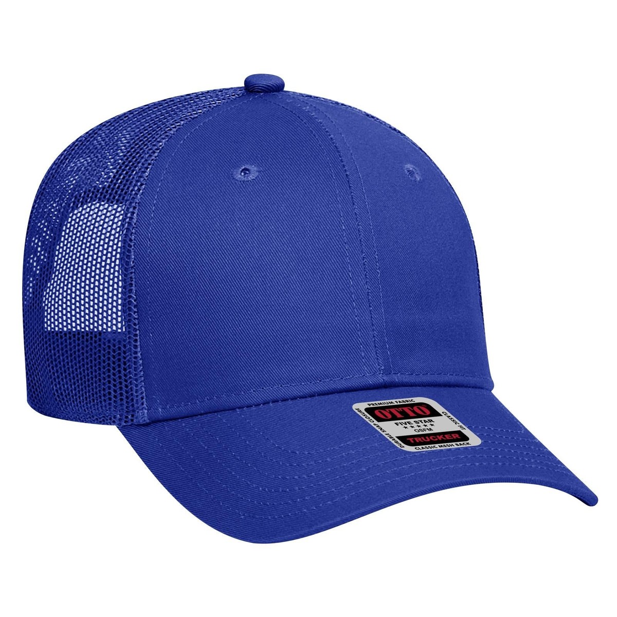 OTTO CAP 6 Panel Low Profile Mesh Back Trucker Hat OTTO 83