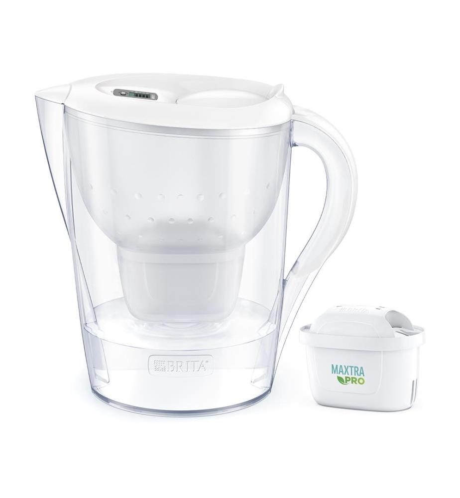 Carafe filtrante Brita Marella XL blanc avec cartouche de 3,5 litres pour eau pure