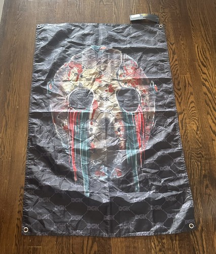 NWT Jason Voorhees Mask Banner DGK Large - Picture 6 of 8