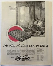 1924 SEALY MATTRESS ADVERTISEMENT 10.5” X 13”