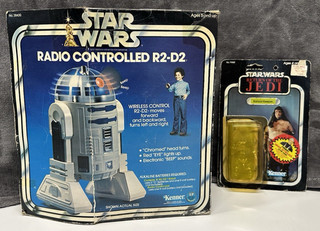 Vintage 1978 Kenner Star Wars Radio Controlled R2 D2 BOX ONLY / Rancor cardback