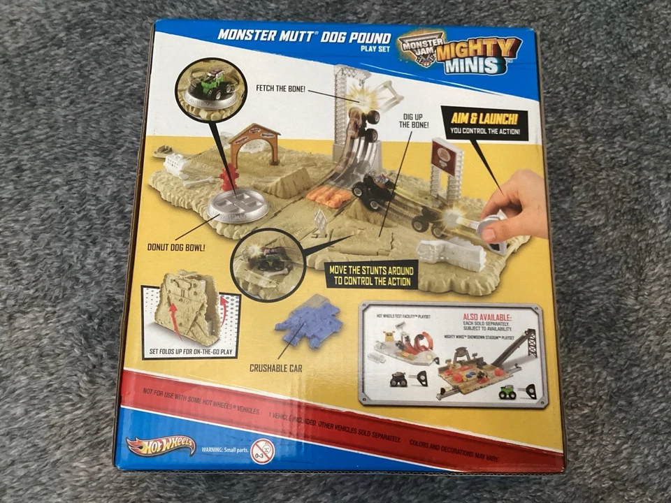 Hot Wheels Monster Mighty Mini Monster Mutt's Dog Pound Playset - Image 3 of 3
