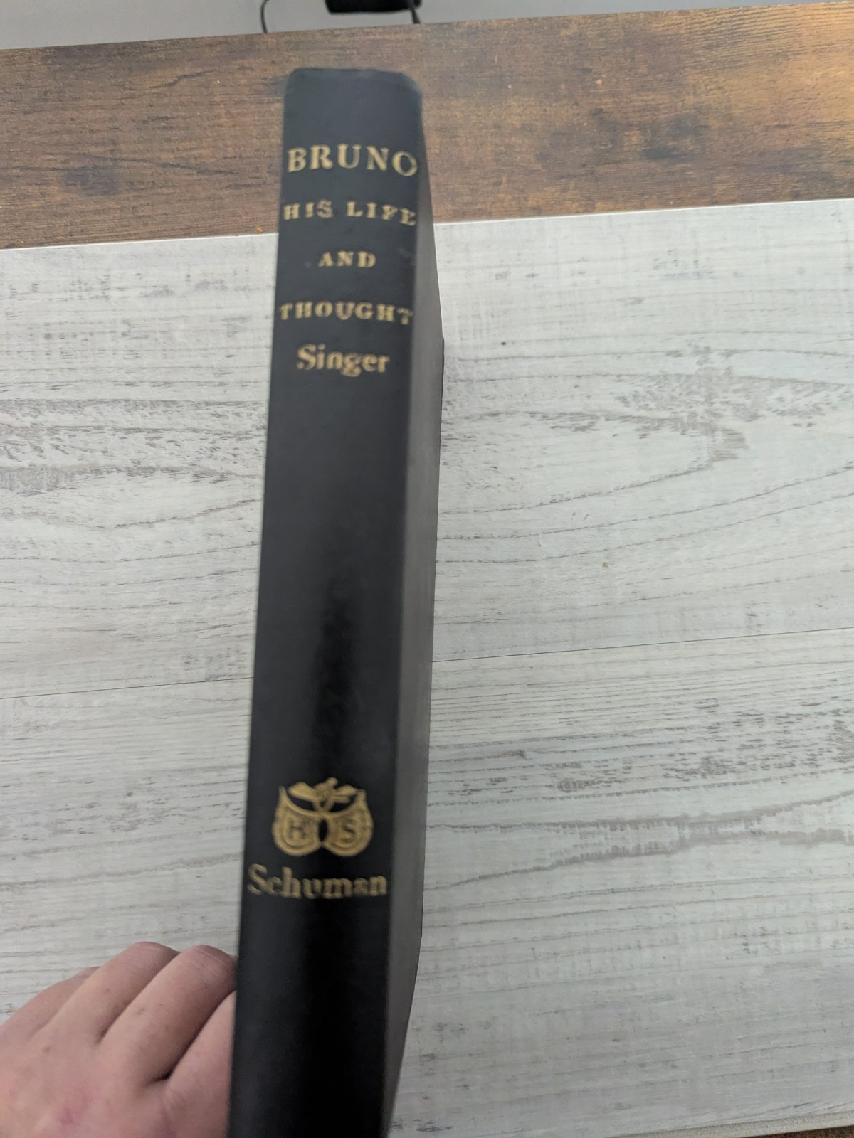 Bruno: His Life and Thought; Translation Infinite Universe and Worlds VG/HC/vntg