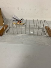 Elkay LKDR0718SS Stainless Steel Drying Rack with Wood Handles, 18-1/4"x6-3/4"x4