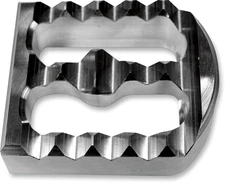 Joker Machine Serrated Brake Pedal Cover Raw Aluminum 08-58-2