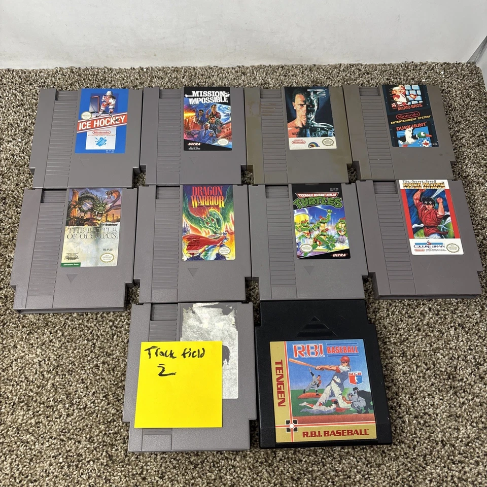 Lote de 10 juegos probados para Nintendo NES Foto 2 de 4