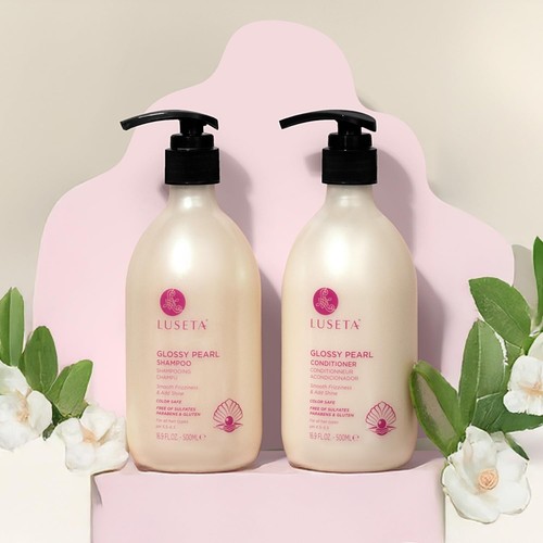 Luseta Glossy Pearl Shampoo und Conditioner Set Smooth & Moisturize, Fight Fr... - Bild 2 von 8