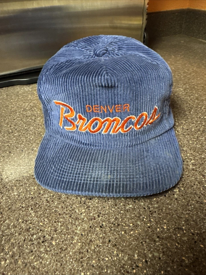 Sombrero SnapBack Pana Años 90 NFL DENVER BRONCOS THE CORD Talla OS Foto 4 de 4