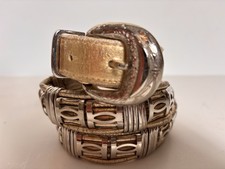 Vintage Silver Gold Belt Beautiful Embellishments