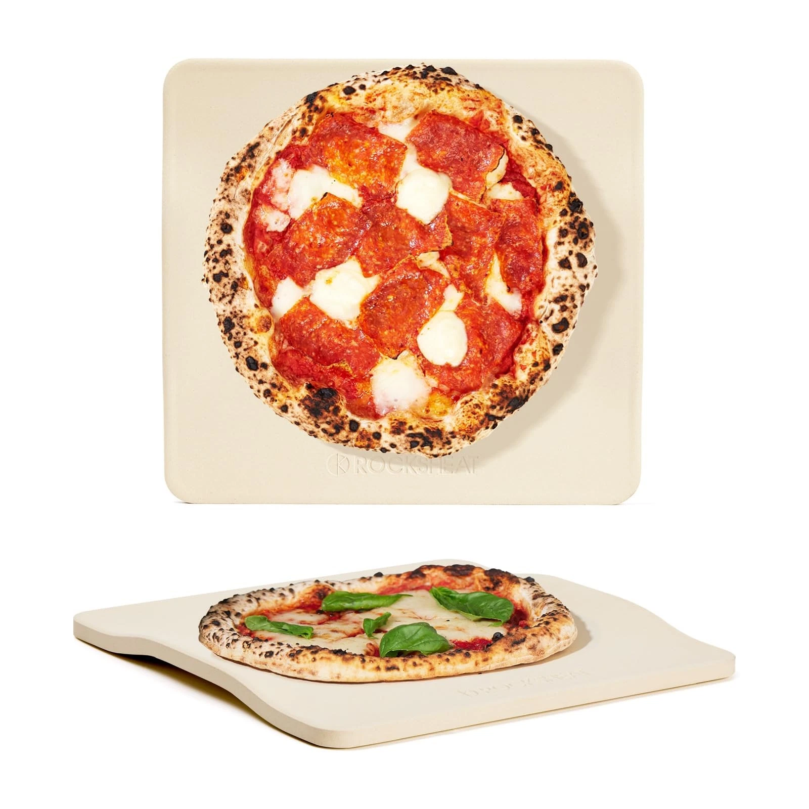 Pizza Stone, 12"x11" Rectangular Pizza Stones for Oven Grill BBQ, Cordierite ...
Opens in a new wind