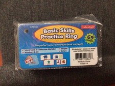 Lakeshore Basic Skills Practice Ring Alphabet Numbers Shapes Colors
