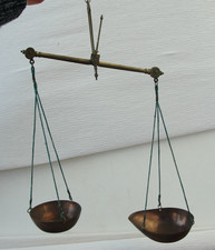 Vintage Steelyard Balance Scale Antique Hanging Scale