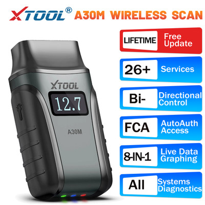 XTOOL A30M V2.0 Car OBD2 Scanner Full Bidirectional Diagnostic Tool 26+ Services