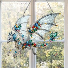 DIY Hanging Diamond Art Diamond Painting Kits Hanging Pendant 5D Dragon Special