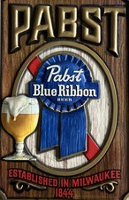 Vintage Pabst Blue Ribbon Sign for sale | eBay